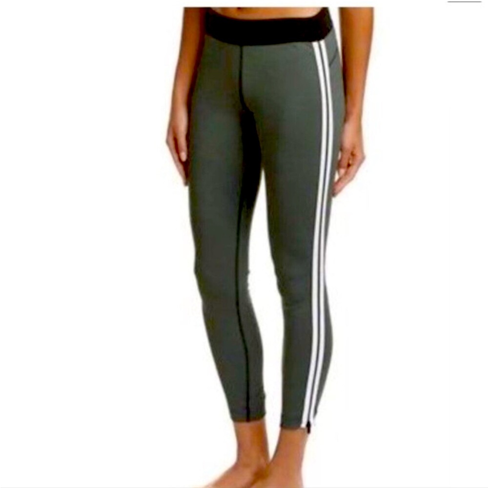 Athleta x Derek Lam 10C Military Fatigue Green zipper leggings pants - Medium